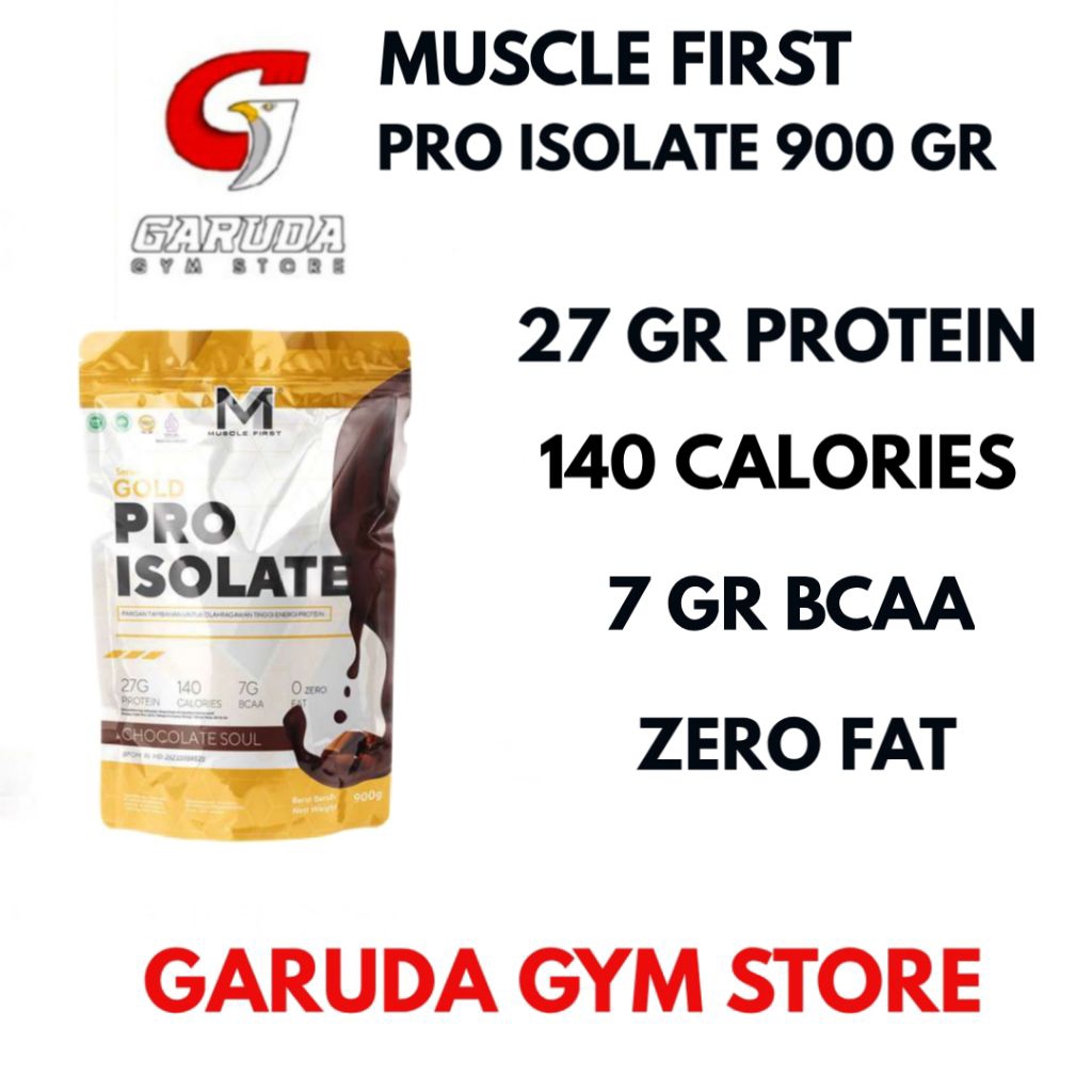 Muscle First Pro isolate 2lbs Whey isolate BPOM HALAL