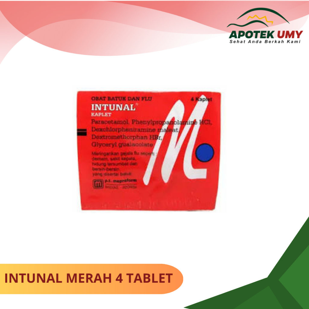 INTUNAL MERAH ISI 4 TABLET