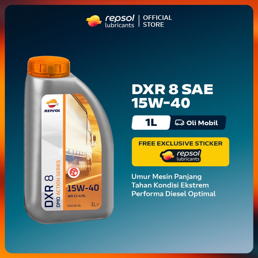 OLI MOBIL DIESEL REPSOL DXR 8 SAE 15W-40