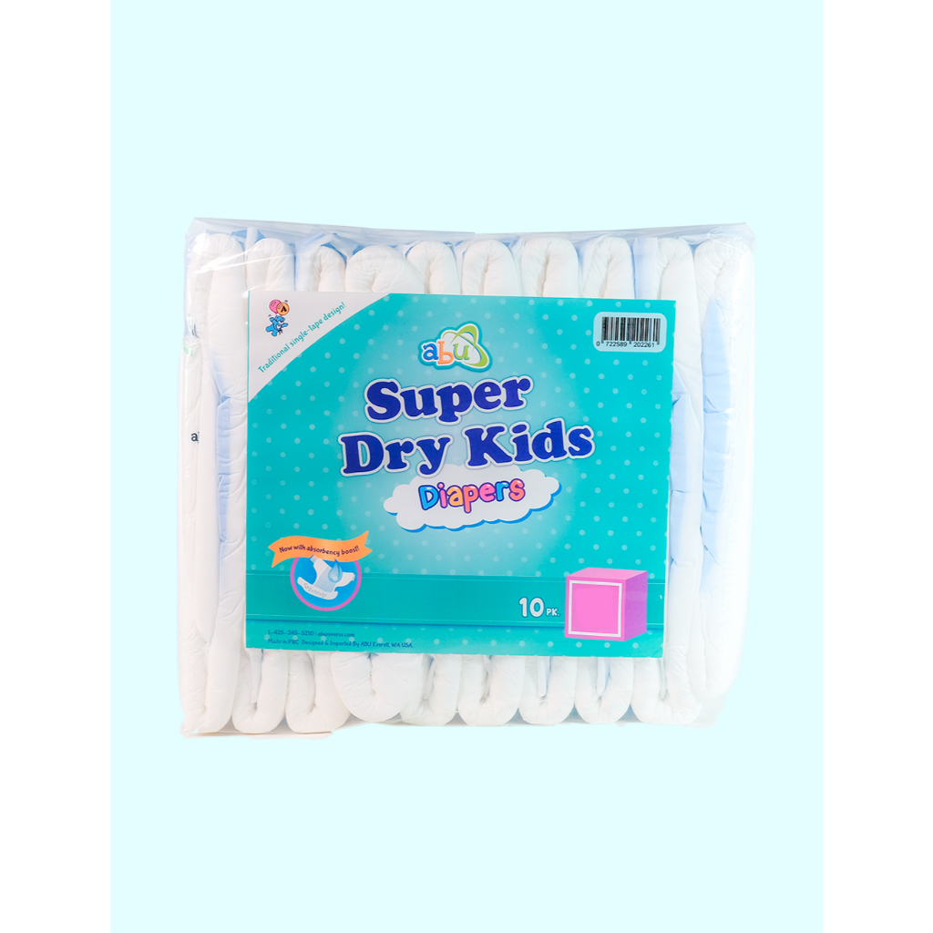 ABDL Diaper Size M - Edisi ABU Super Dry Kids