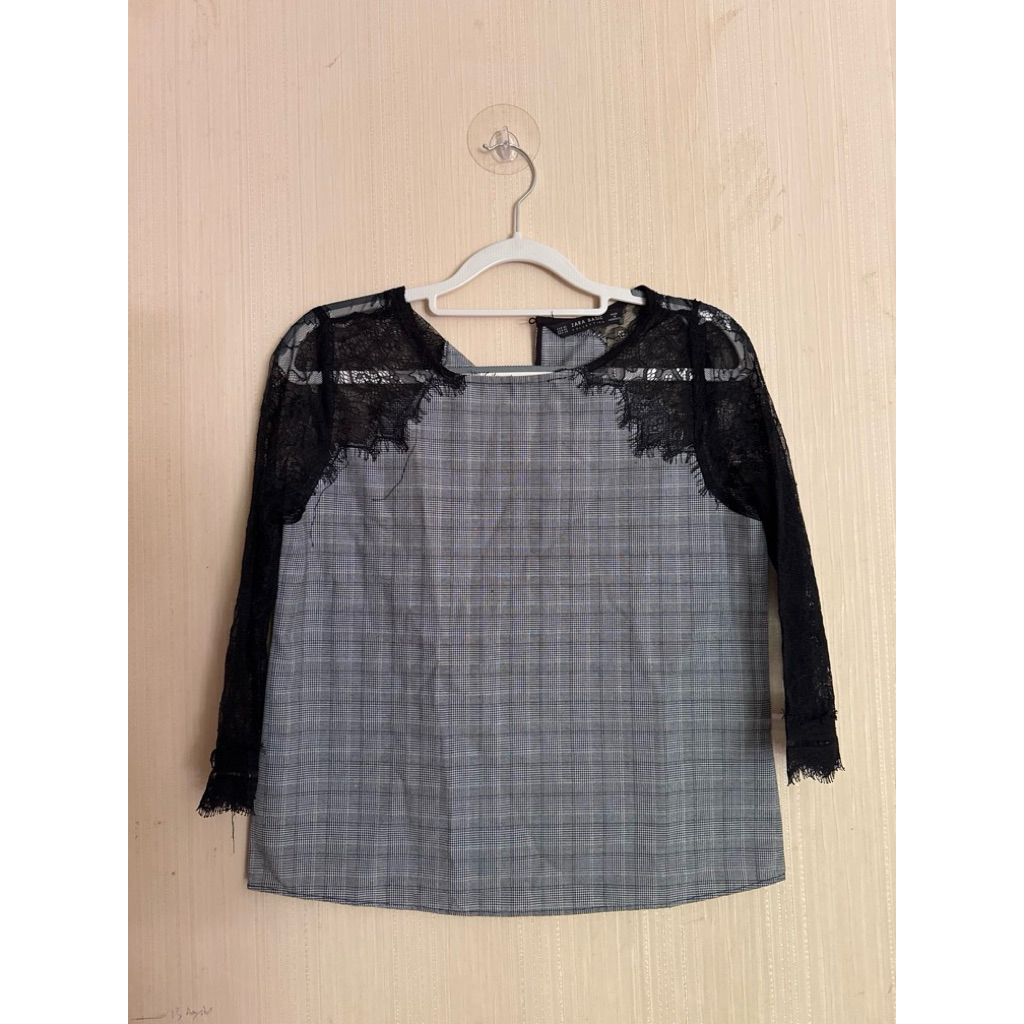 Zara top tweed