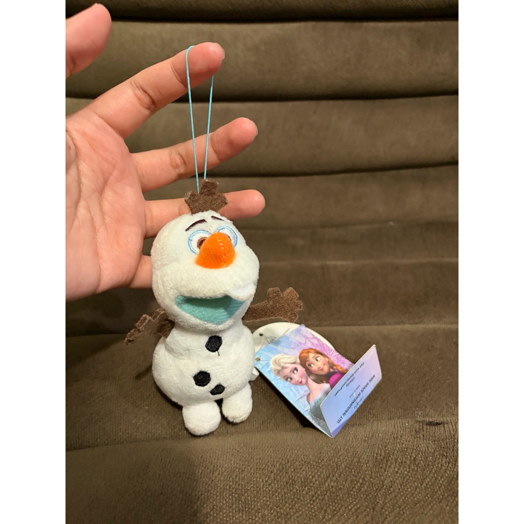 [BARU] Gantungan kunci/tas boneka salju Olaf frozen newtag original