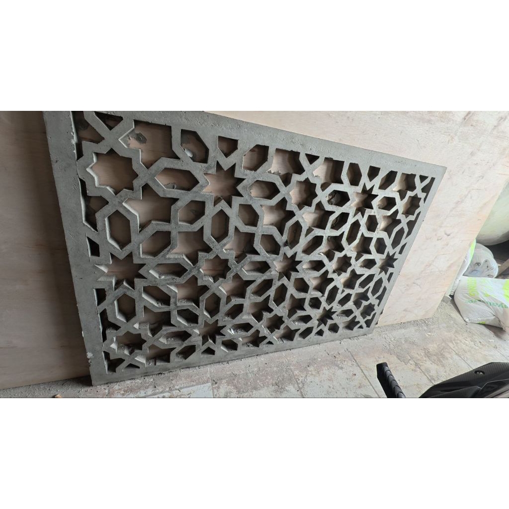 Produsen GRC Krawangan Motif Bunga Modern Custom