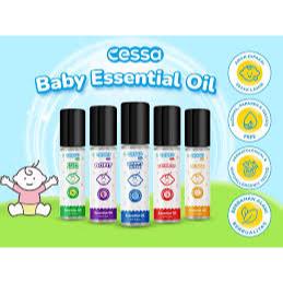 CESSA Baby Essential Oil 8 ml Meredakan Batuk Pilek Demam Perut Kembung Bayi