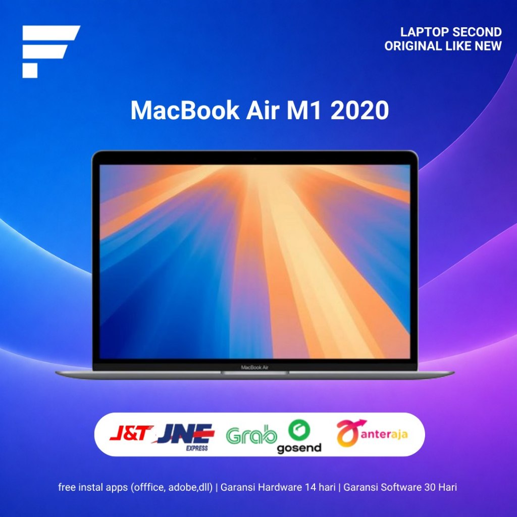 Macbook Air M1 2020 13 Inch Ram 8GB SSD 256GB Second Berkualitas