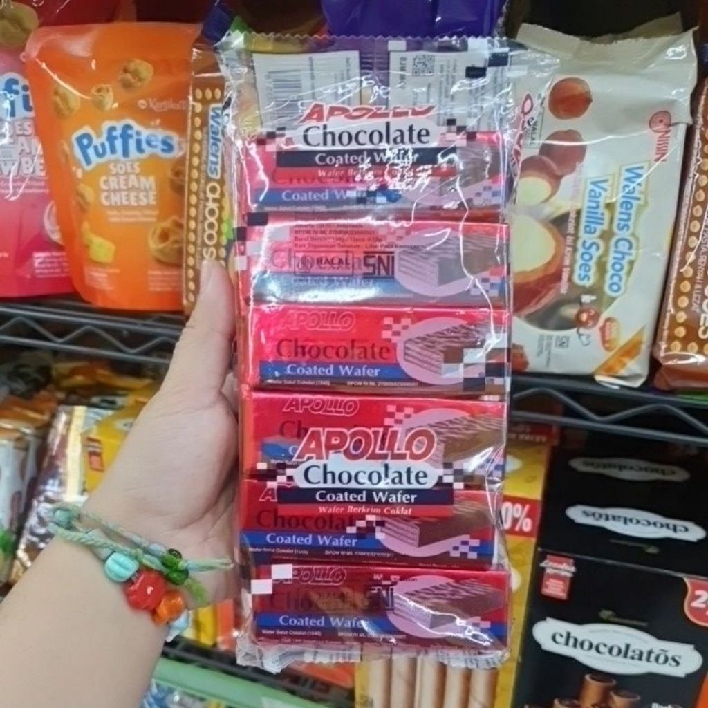 Apollo wafer cream chocolate
