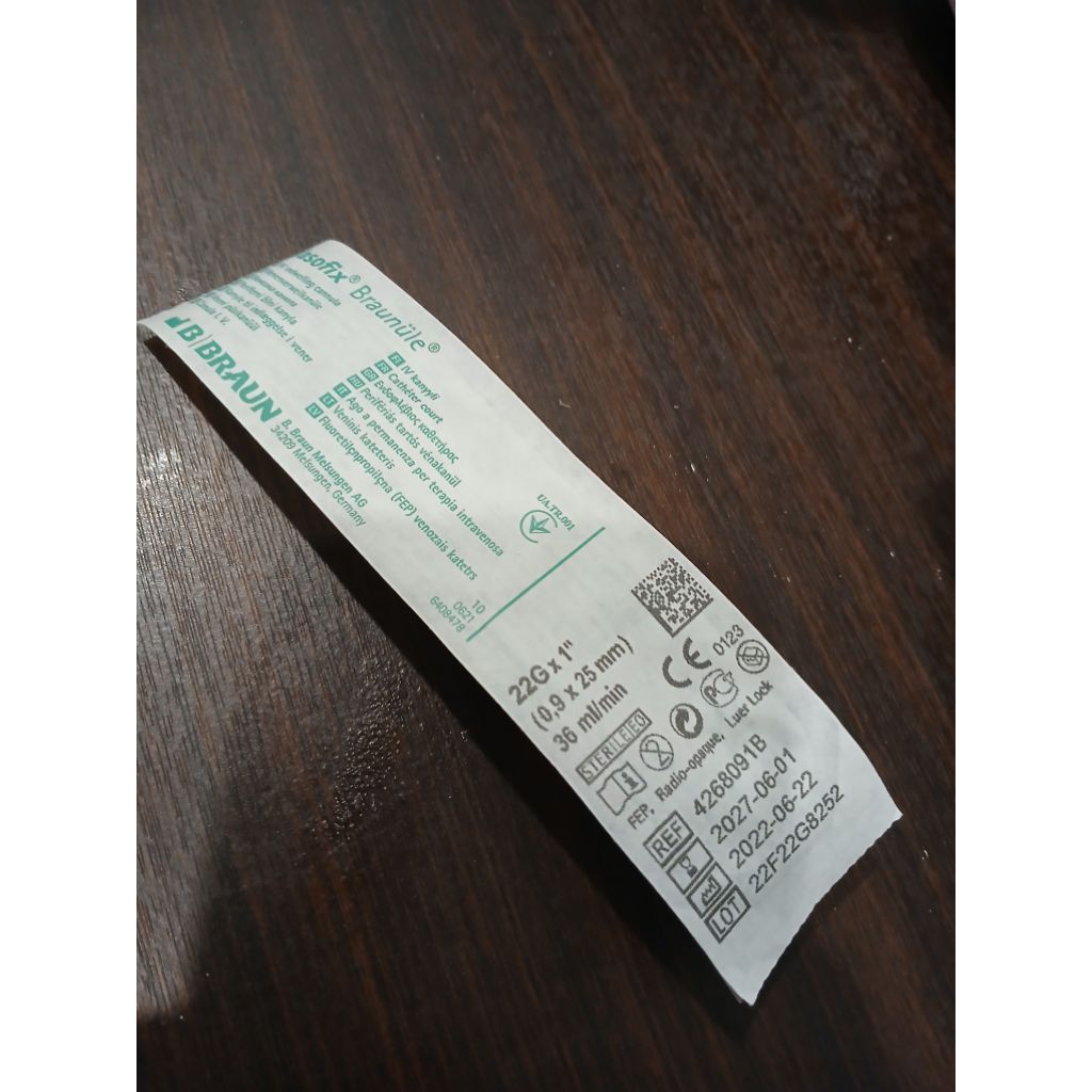 Vasofix 22 G B Braun