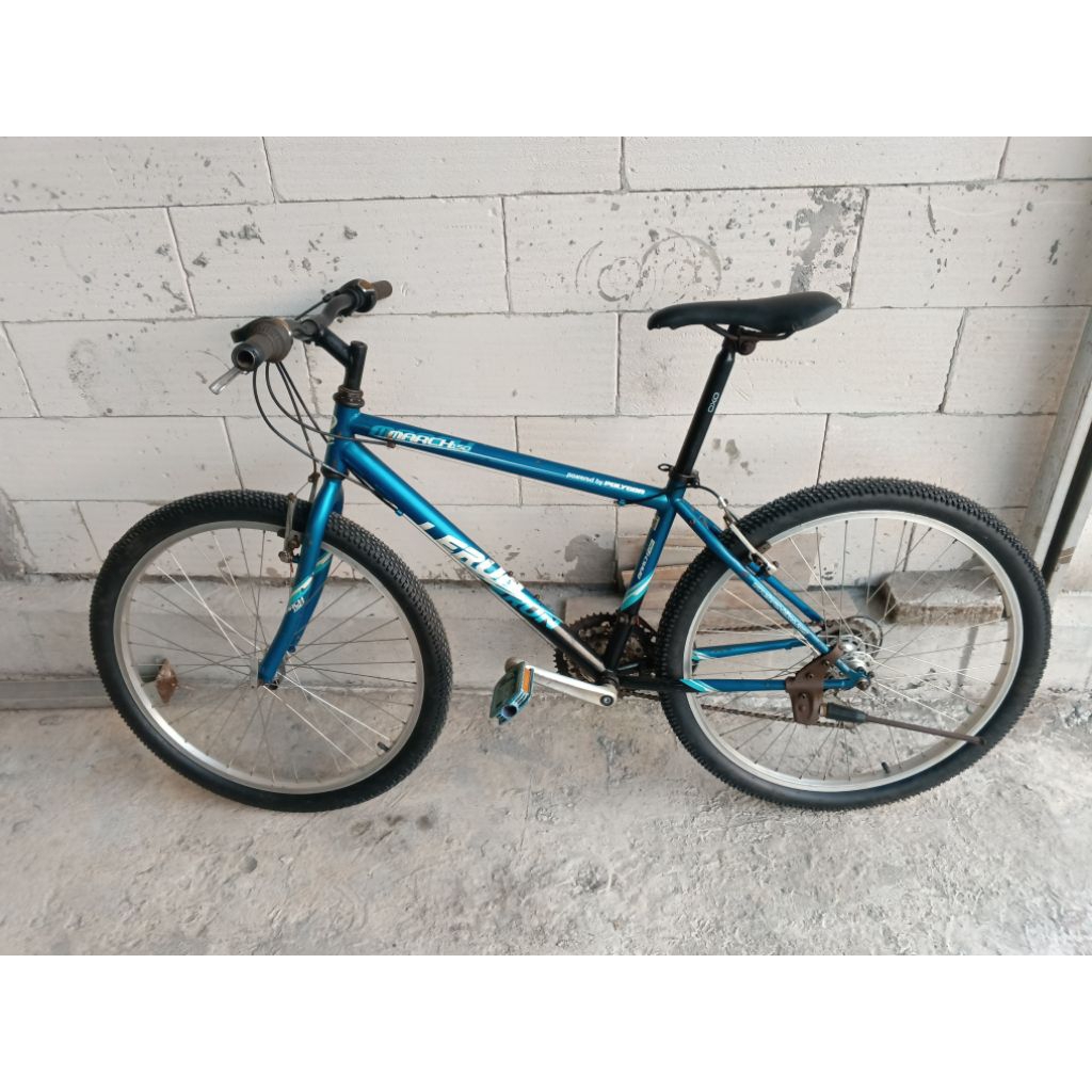 SEPEDA MTB POLYGON LERUN MARCH 150. UKURAN 26 ORIGINAL. PART ALLOY VINTAGE