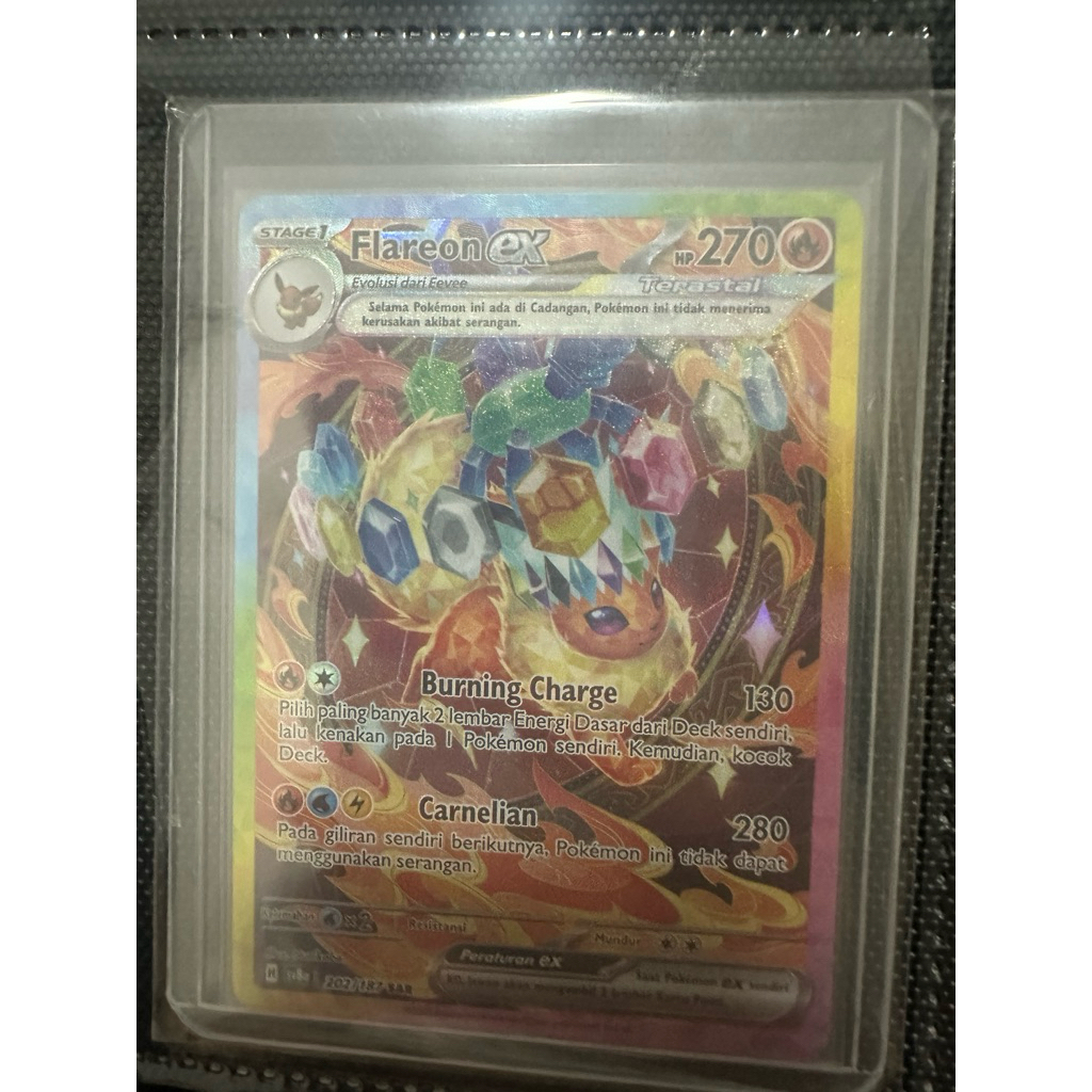 Flareon exIdn202SAR Sv8a ori pokemon card