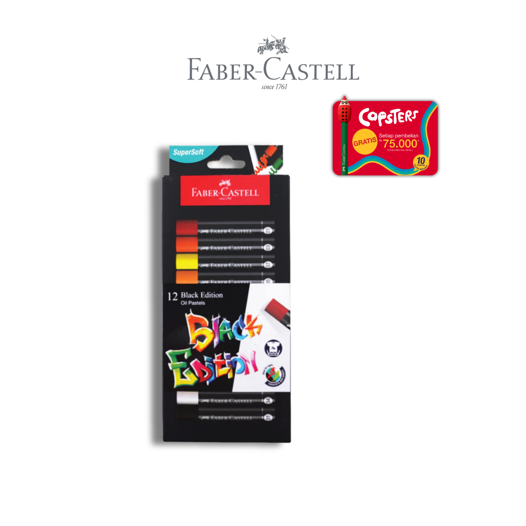 Faber-Castell Krayon Minyak Black Edition Oil Pastel Series