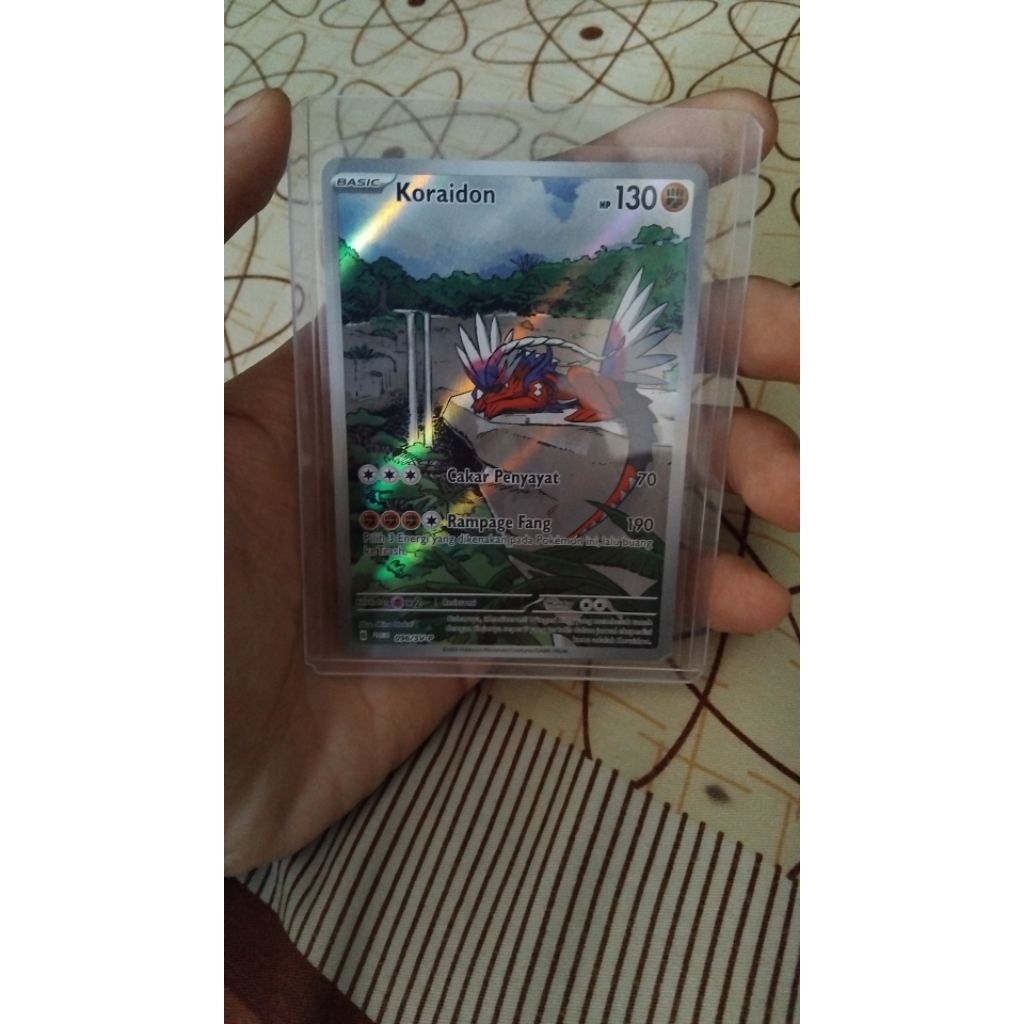 Kartu Pokemon Indonesia (Koraidon AR Promo)