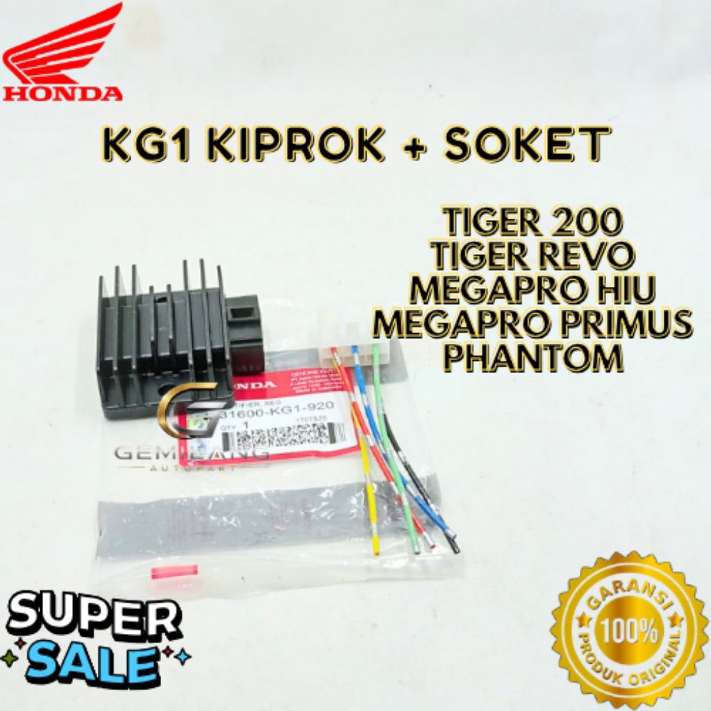KIPROK + SOKET KODE KG1, KIPROK + SOKET TIGER 2000, KIPROK + SOKET TIGER REVO, KIPROK + SOKET MEGAPR
