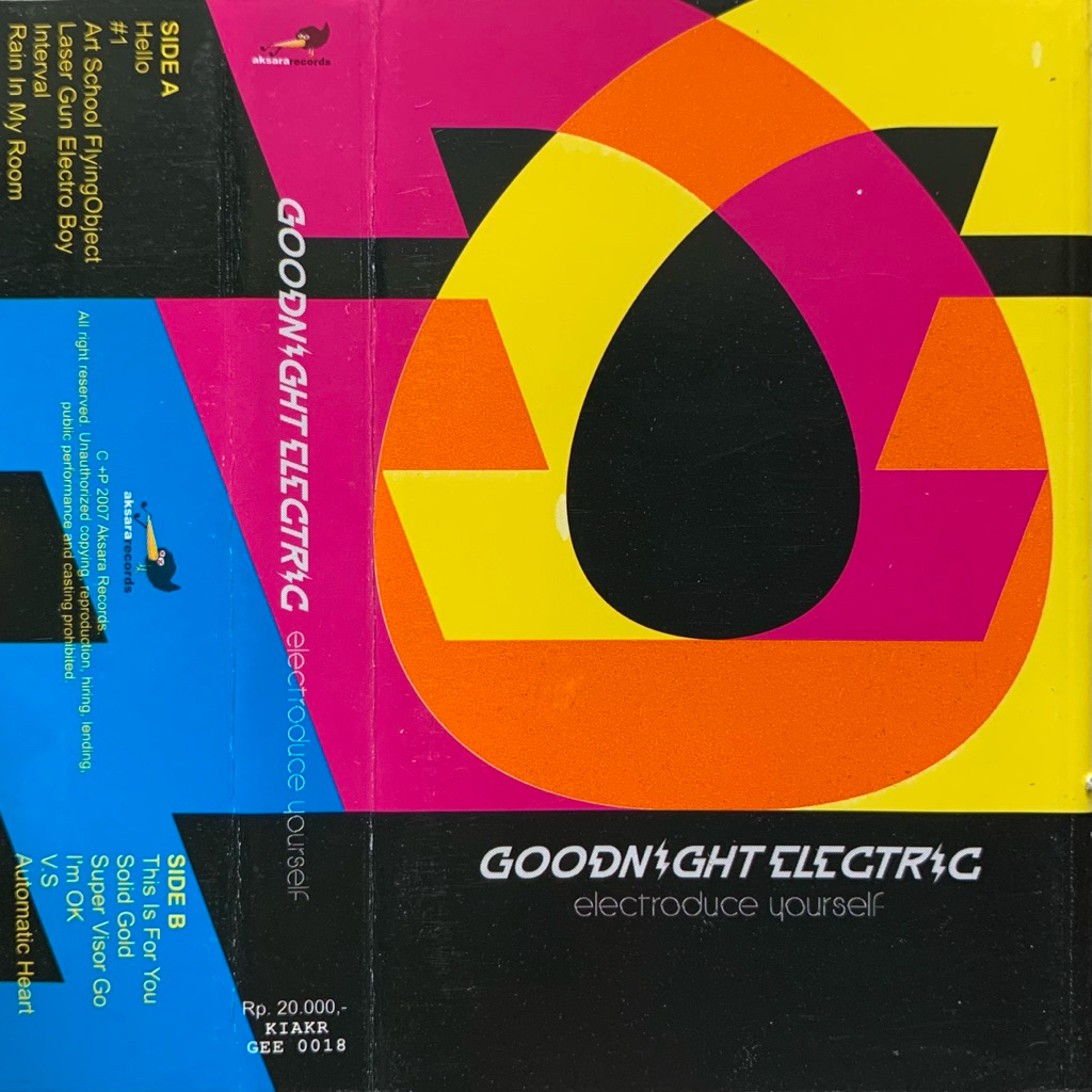 Kaset Pita Goodnight Electric - Electroduce Yourself (2007 Aksara Records)