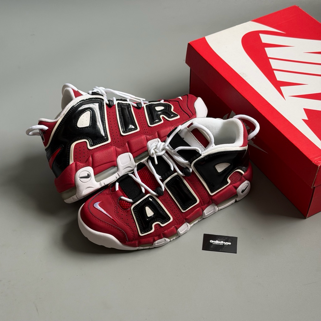 Nike Air More Uptempo Bulls Hoops Pack Red