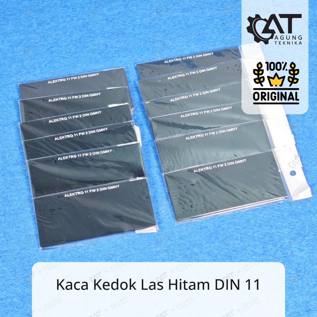 Kaca Kedok Las Hitam DIN 11