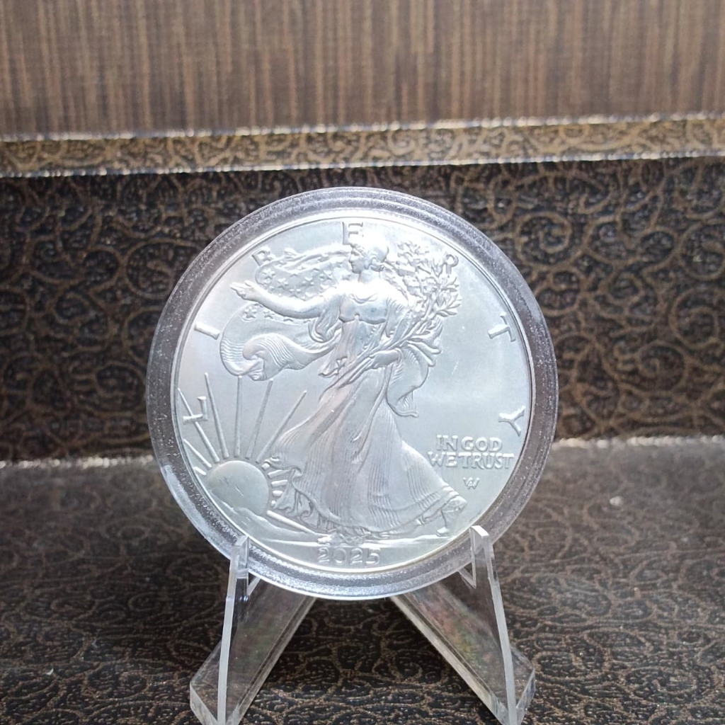 Koin Perak 1 OZ American Silver Eagle Silver Coin ASE 2025