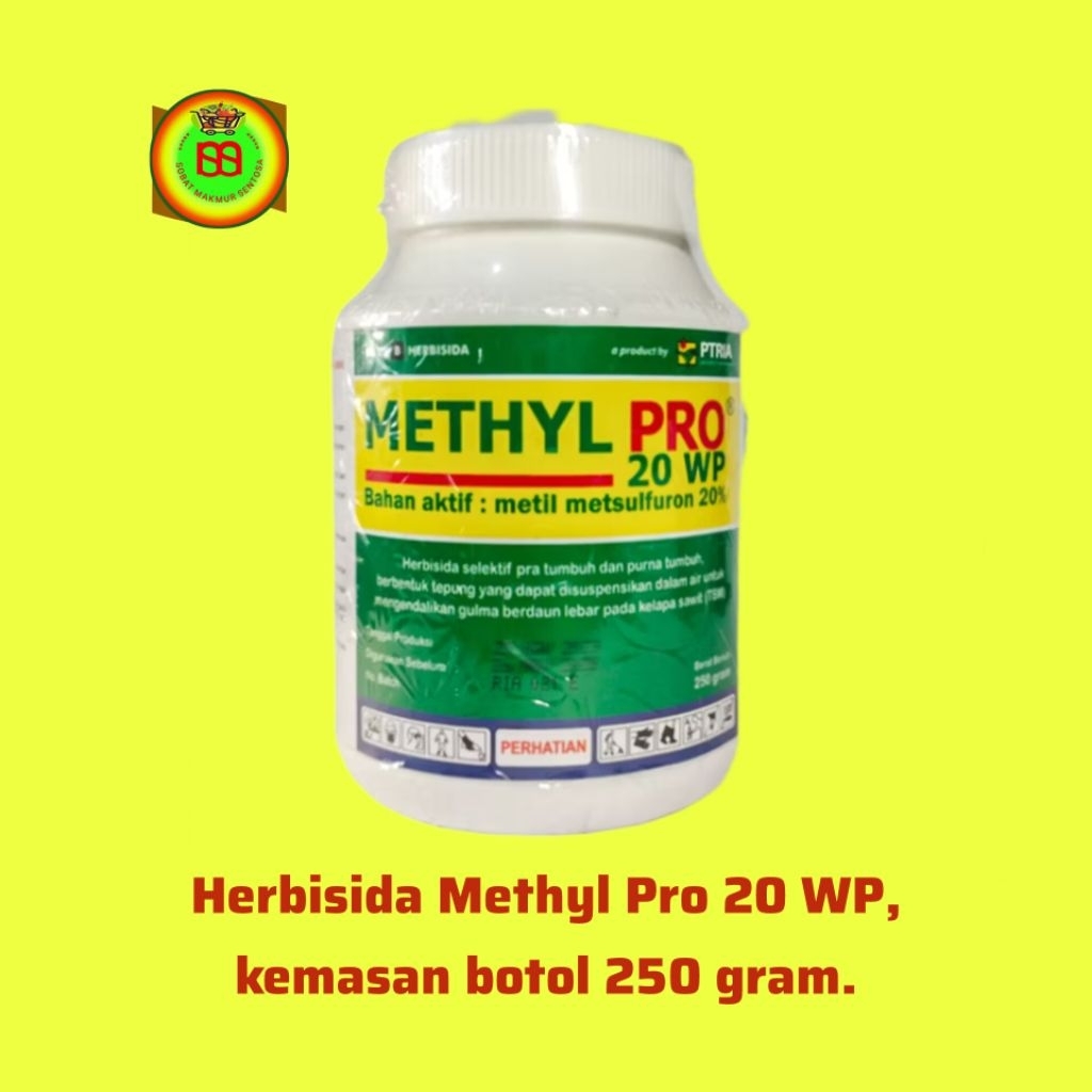 Herbisida Methyl Pro 20 WP kemasan 250 gram