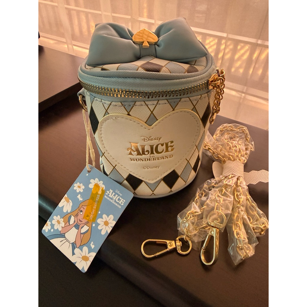 Tas slempang anak alice in wonderland original disney / Tas aksesoris anak perempuan Disney Alice