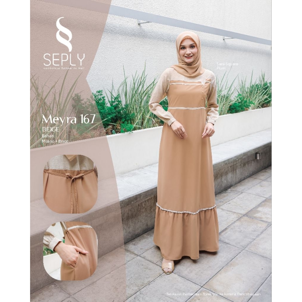 [PROMO] GAMIS DEWASA MEYRA 167 BEIGE