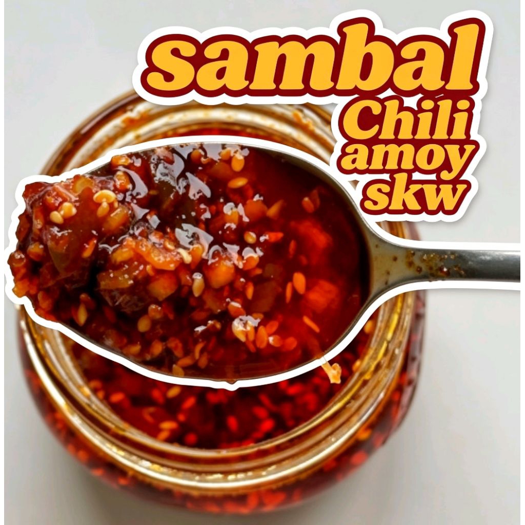 Sambal cabe kering/chili oil/khas singkawang kalimantan Barat
