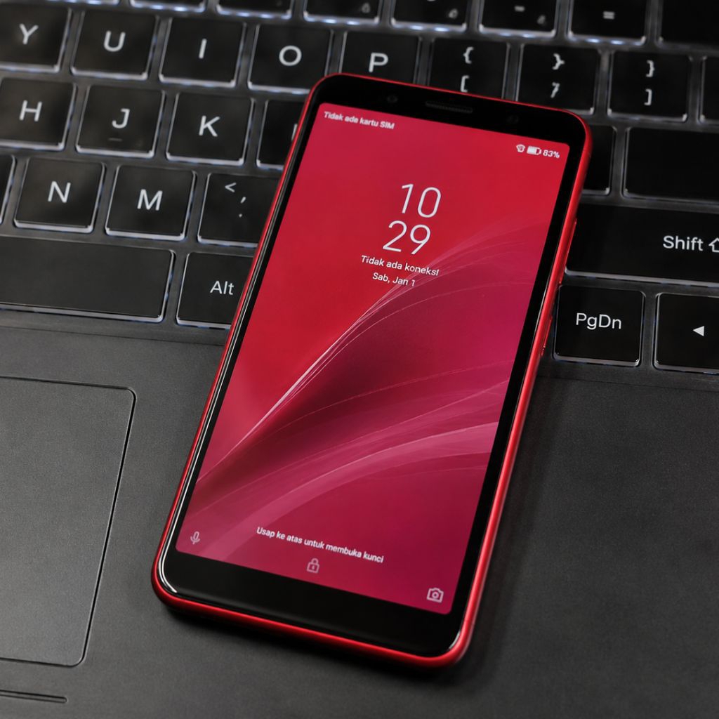 HP Android Murah 1 Jutaan Asus Zenfone Live ZA550KL Red Original