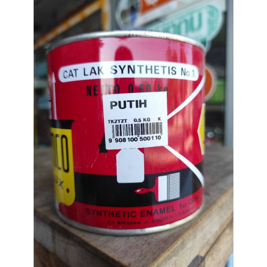 Cat Kayu Besi Emco 0,5 Kg Putih