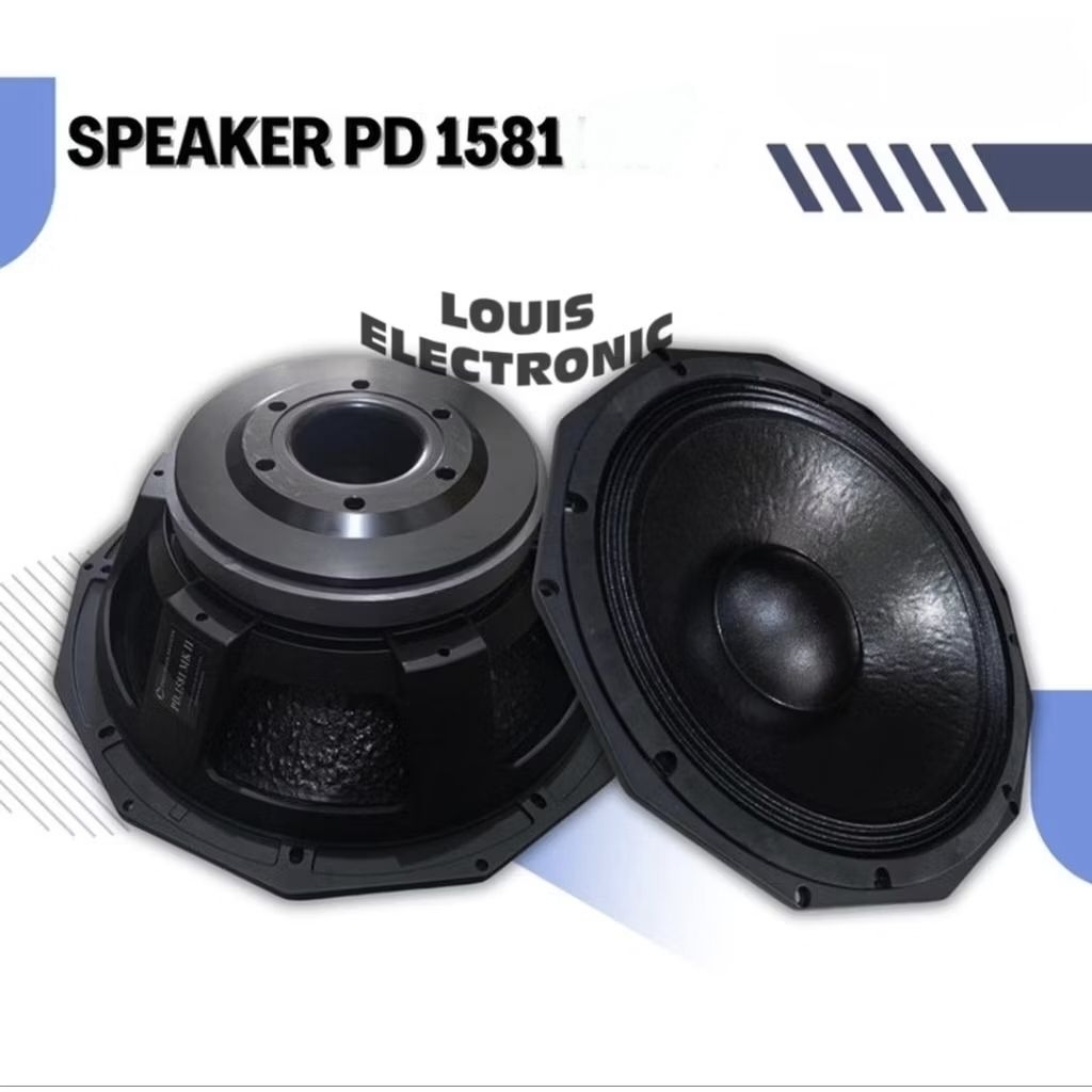 Speaker Komponen 15" PD 1581 PRECISION DEVICES Coil 4" Low Sub 2500Watt