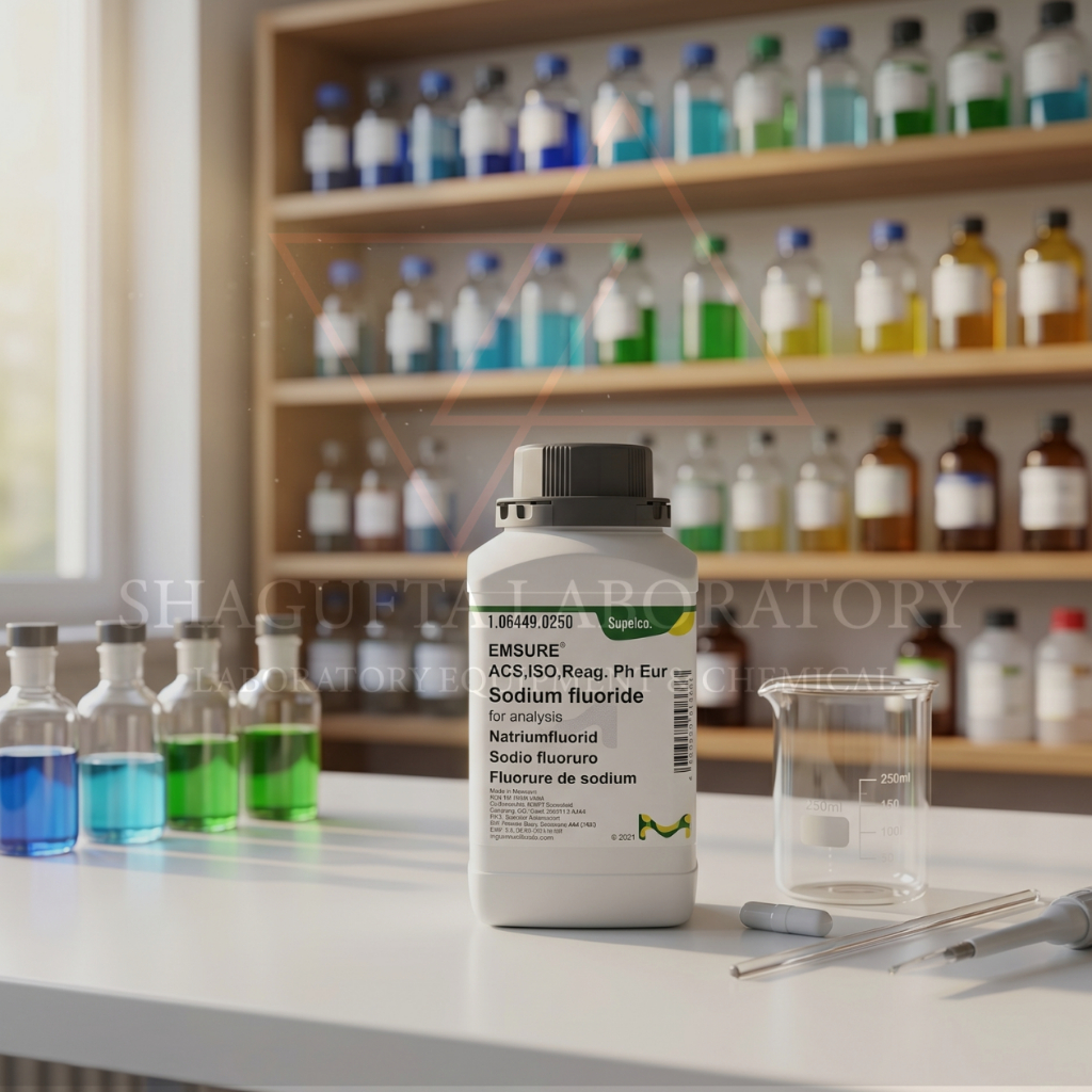 Merck EMSURE 1.06449.0250 Grade ACS, ISO, Reag. Ph Eur – Sodium Fluoride / Natrium Fluorida / Sodium