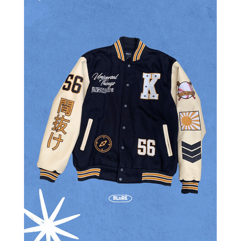Oversized Varsity Karung Jantan