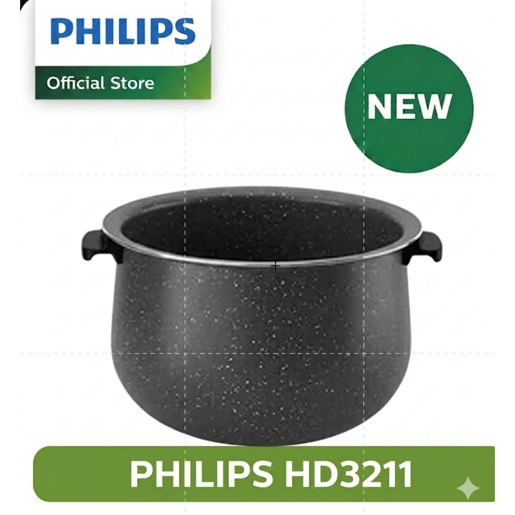 Innerpot PHILIPS Panci Penanak Nasi 1.8 Liter Bakuhanseki Inner pot Dalaman Daleman Rice Cooker HD32