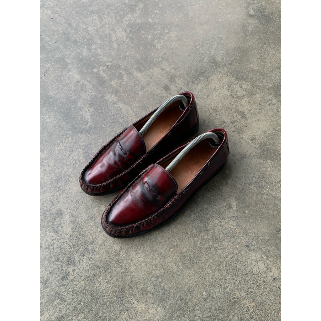 Vintage Carlo Altro Cherry Red Loafers