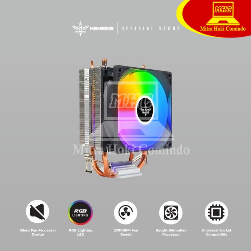 CPU Cooler Komputer NYK Windranger F9 F-9 2pipe