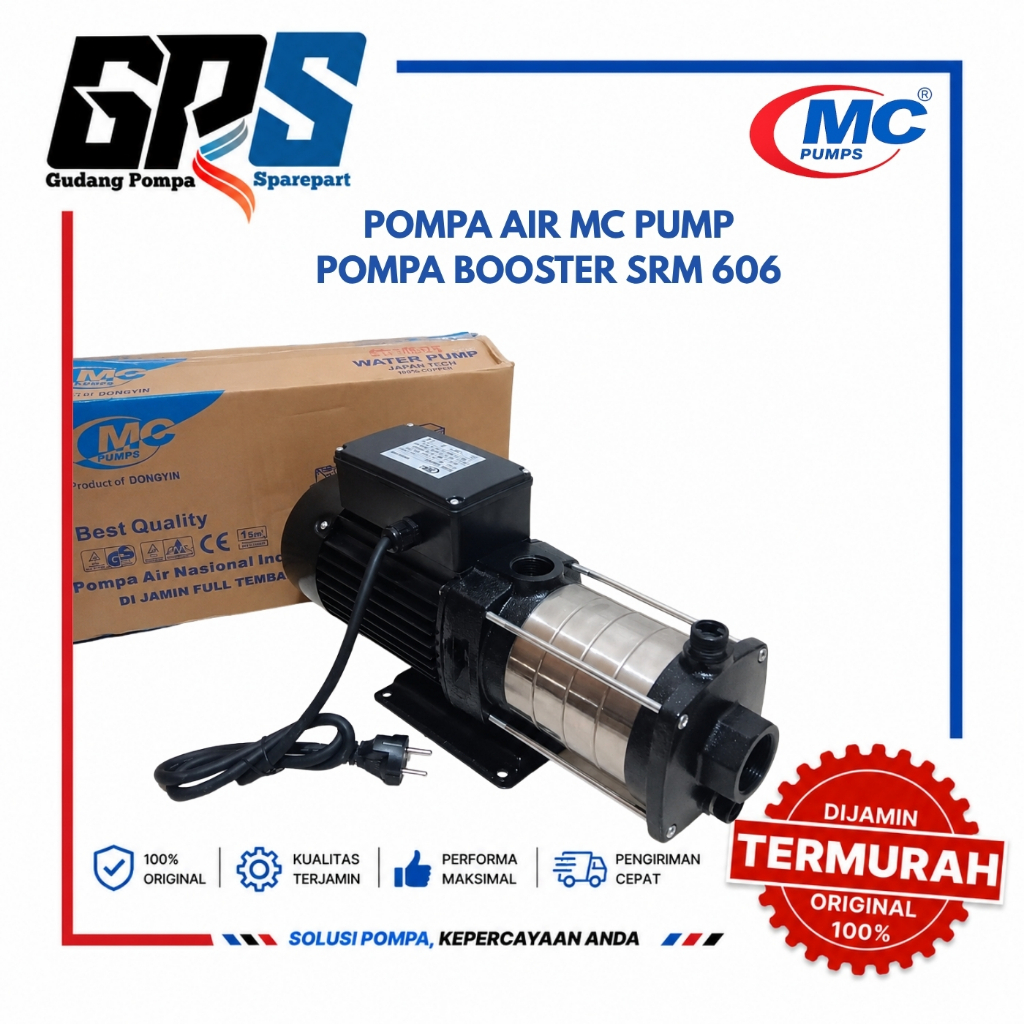(HOME BOOSTER PUMP) NASIONAL MC SRM 606