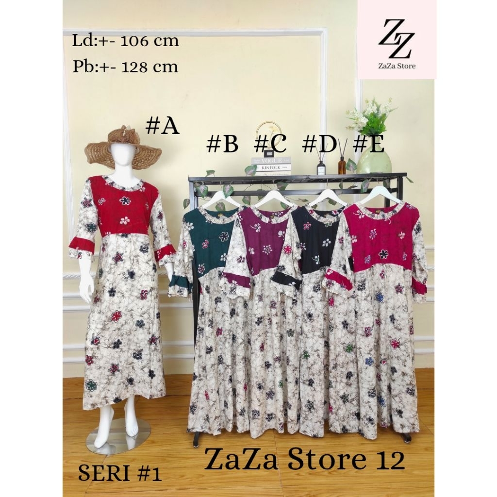 LONGDRESS JODHA -----DASTER RAYON PREMIUM/DASTER BATIK 100% ORIGINAL SMT COLLECTION