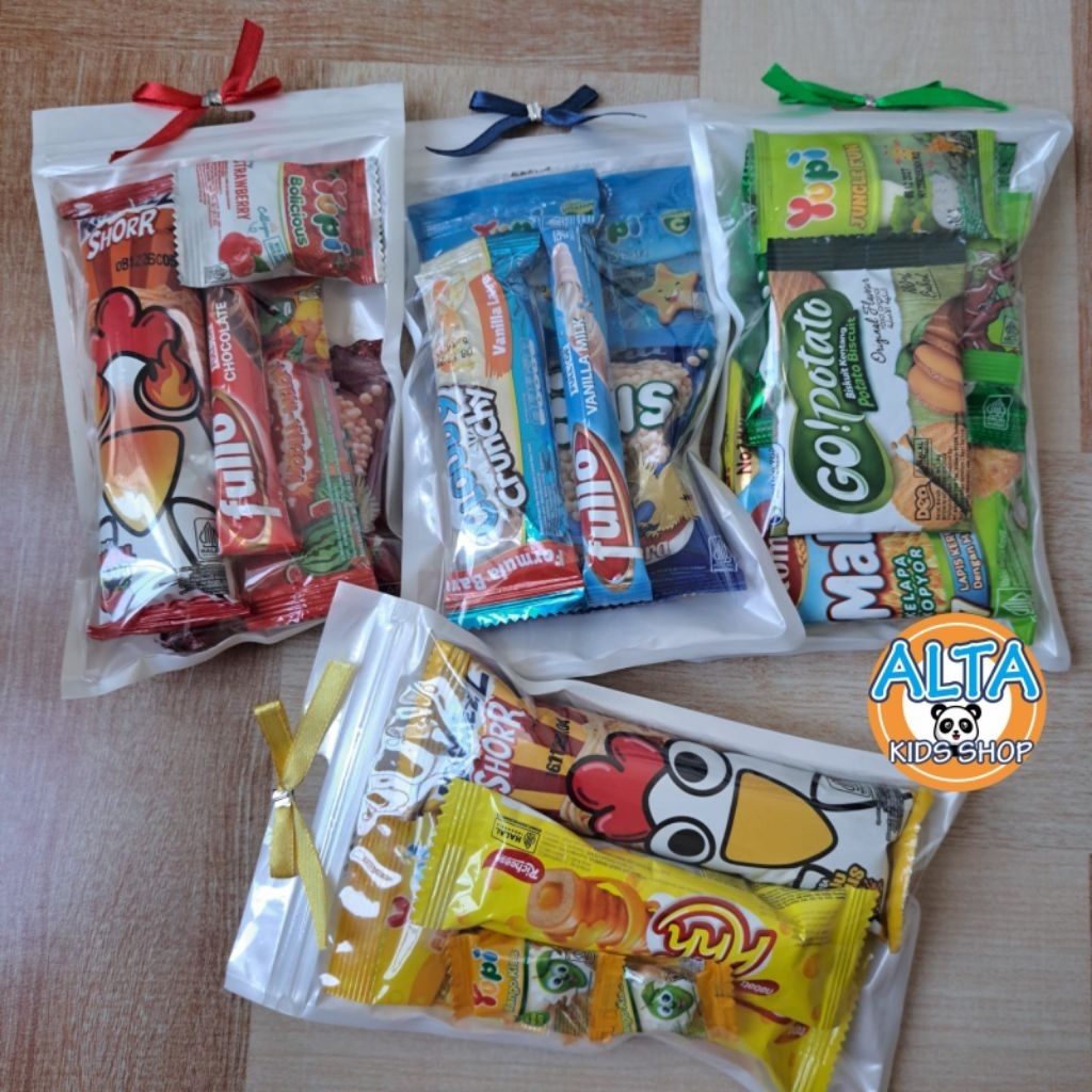 BINGKISAN JAJAN 5000-AN / Jajan Mini / Bingkisan Ulang Tahun / Snack Ultah / Snack Gift / Mini gift 