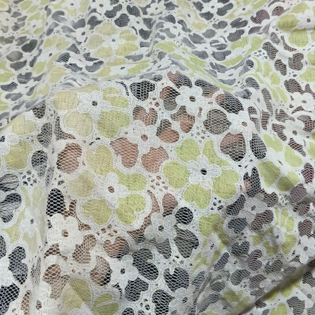 [Harga/0,5m] kain semi prada katun - kain brokat semi prada - kain brokat prada - kain prada meteran