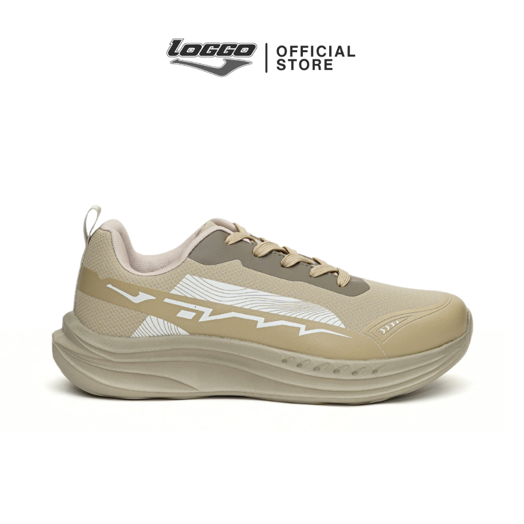 Loggo Tarzan Series Running Sepatu Lari Sneakers Sport Unisex - Beige