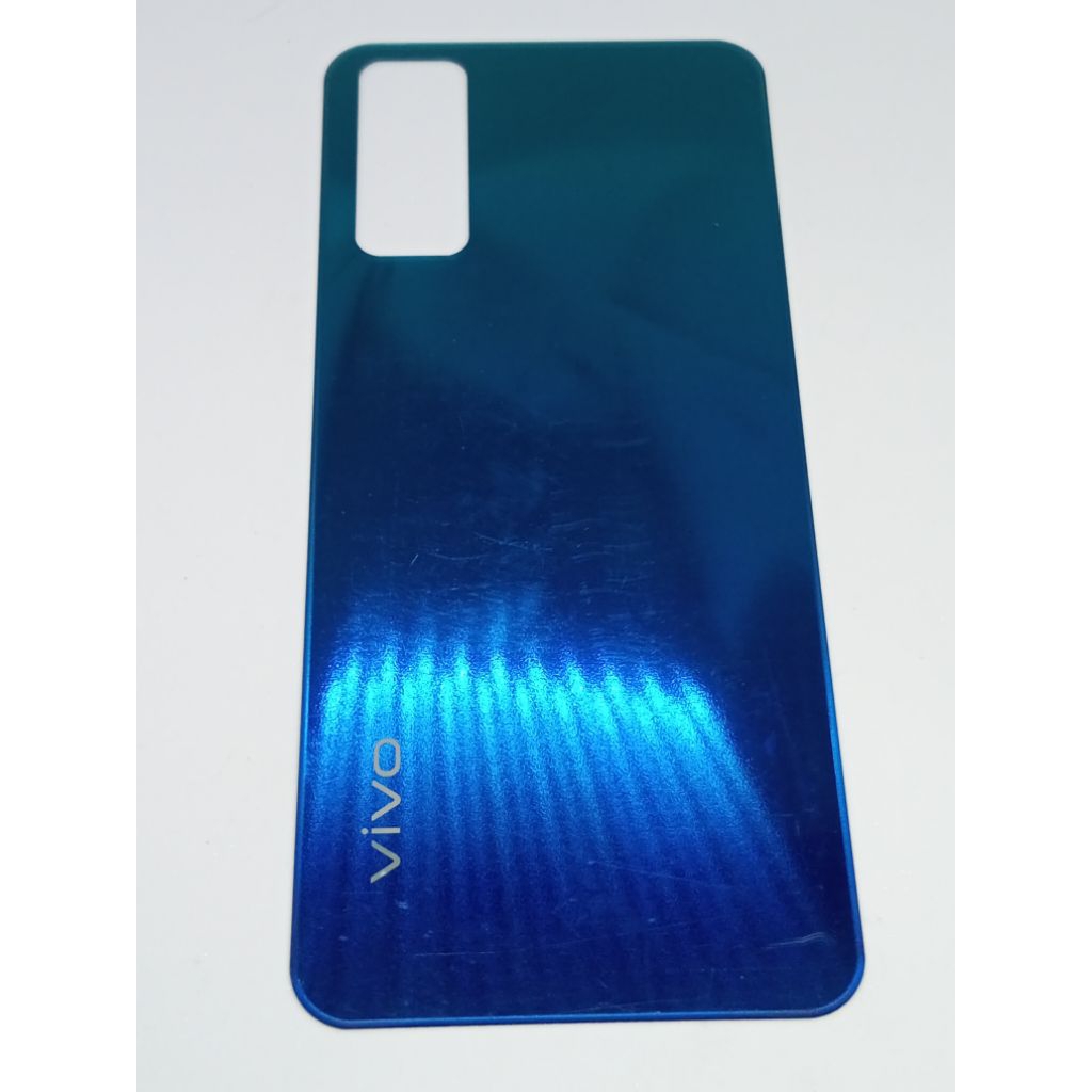 Backdoor/ Casing Tutup Belakang Vivo Y20 2021 (Biru)