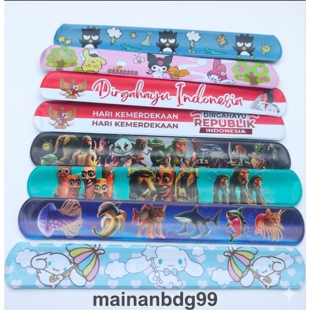 penggaris gelang motif karakter anak / jidar gelang karakter