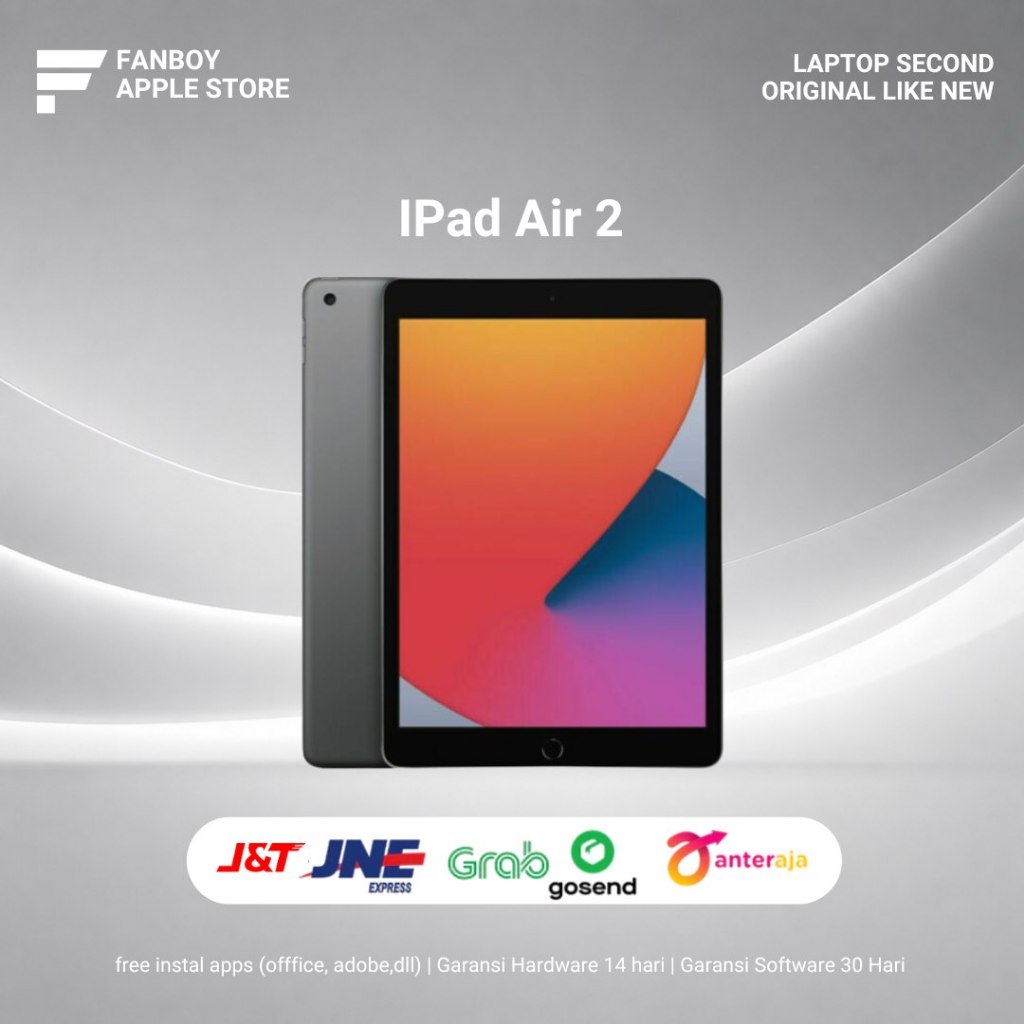 iPad Air 2 Wifi Only 128GB Space Grey Second Berkualitas