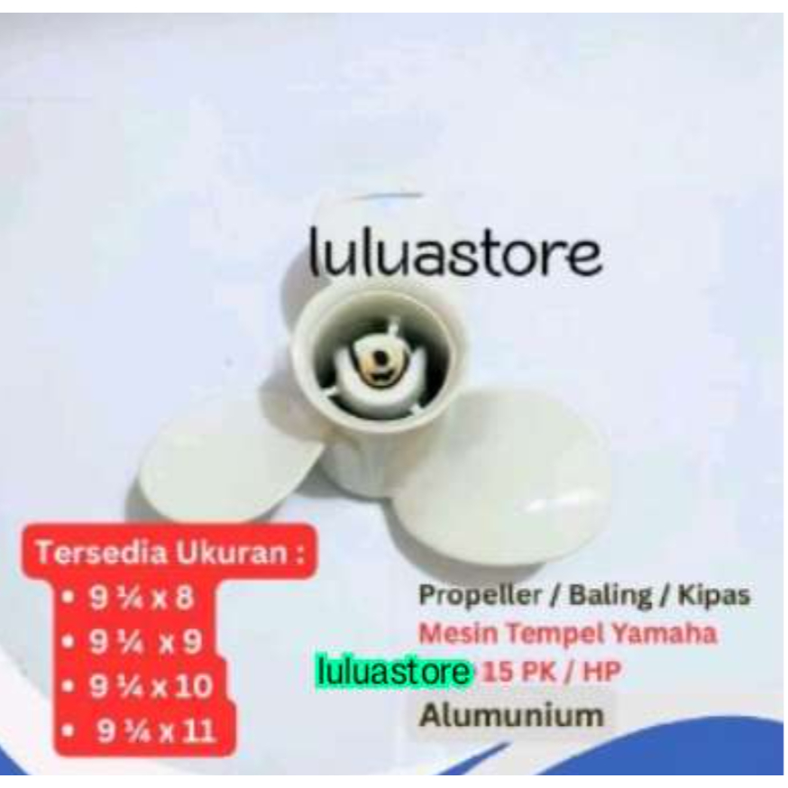 propeller/baling/kipas mesin tempel yamaha 15PK/HP