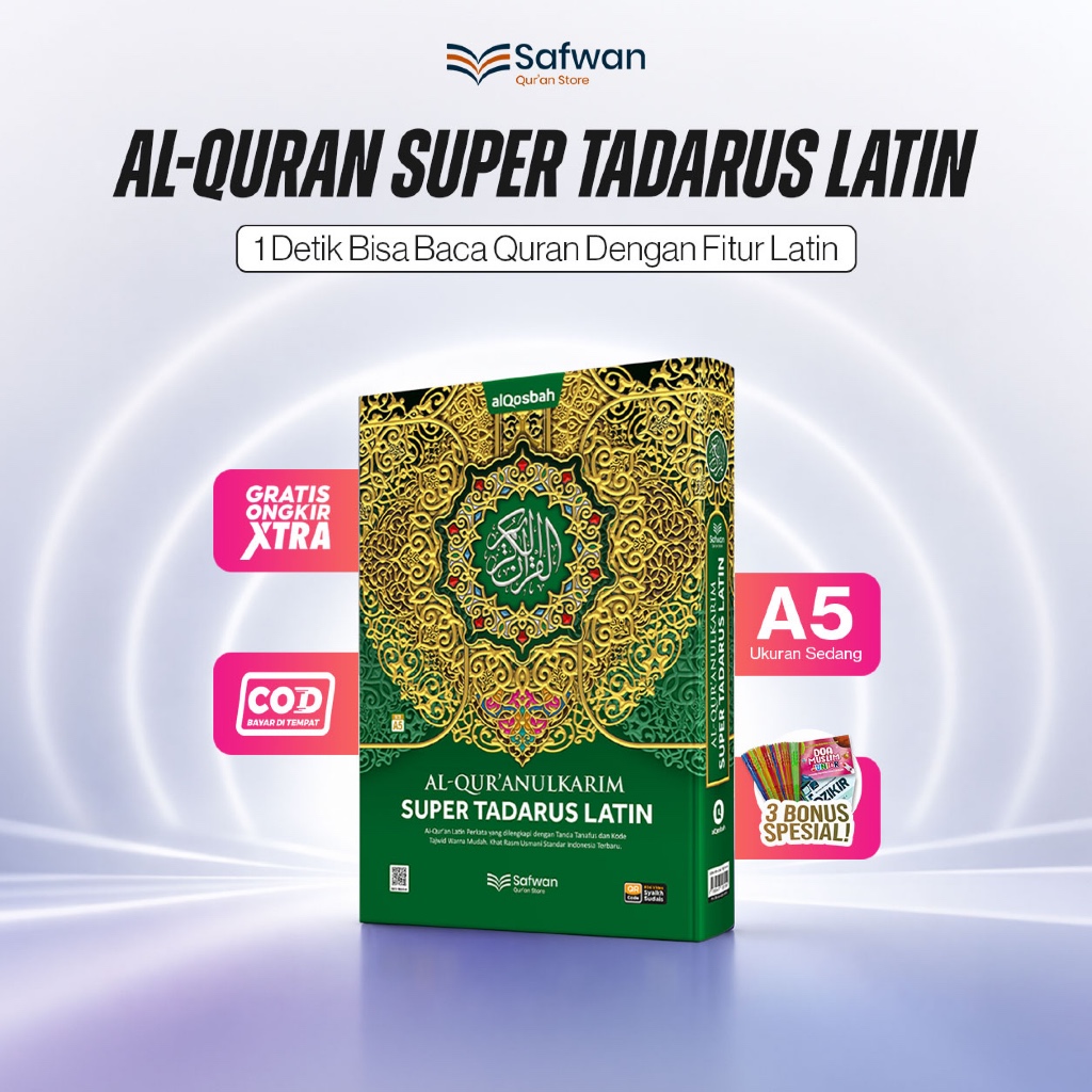 Safwan - Al Quran Latin Tanpa Terjemah Super Tadarus Ukuran A5