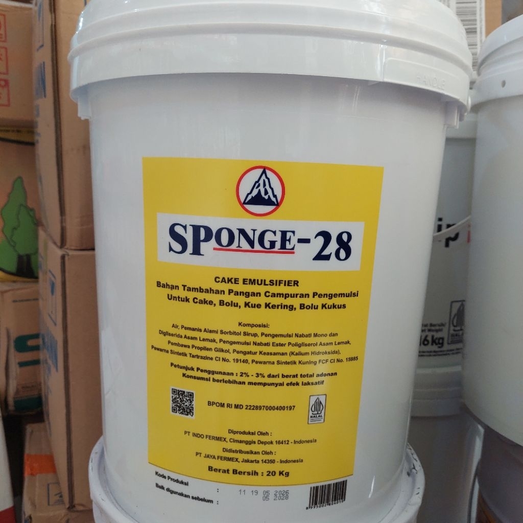 (repack 500 gram) Sponge 28 SP cake emulsifier pengemulsi | sp sponge 28