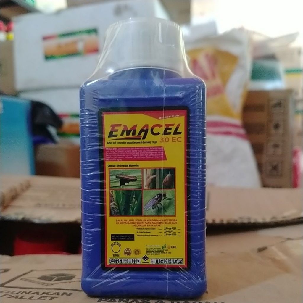 Obat Hama Ulat EMACEL 30EC Kemasan 100ml ORIGINAL