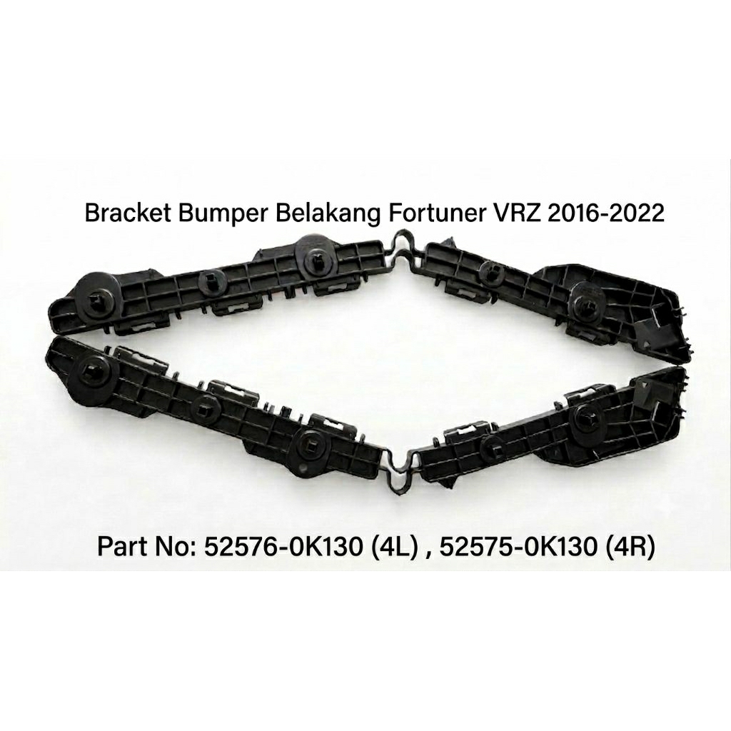 Bracket Bumper Belakang Fortuner VRZ 2016-2022