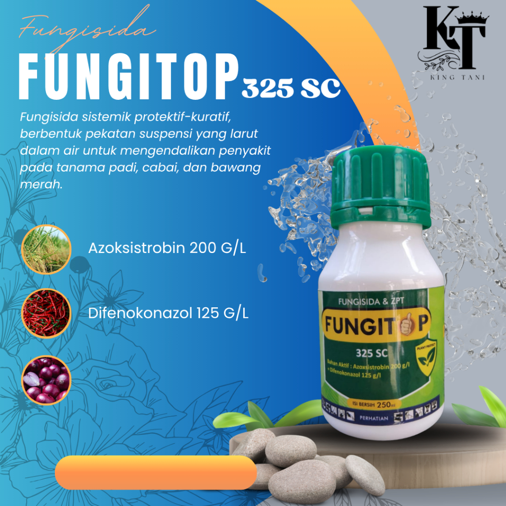 Fungisida Fungitop 325sc/ 250ml/ Azoksistrobin | difenokonazol |