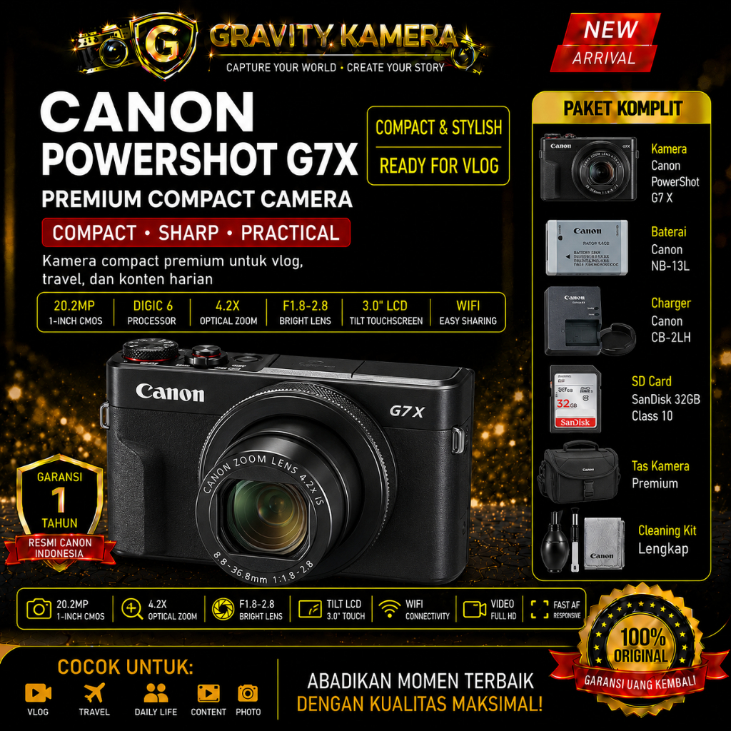 CANON POWERSHOT G7X / CANON G7X / POWERSHOT CANON G7X