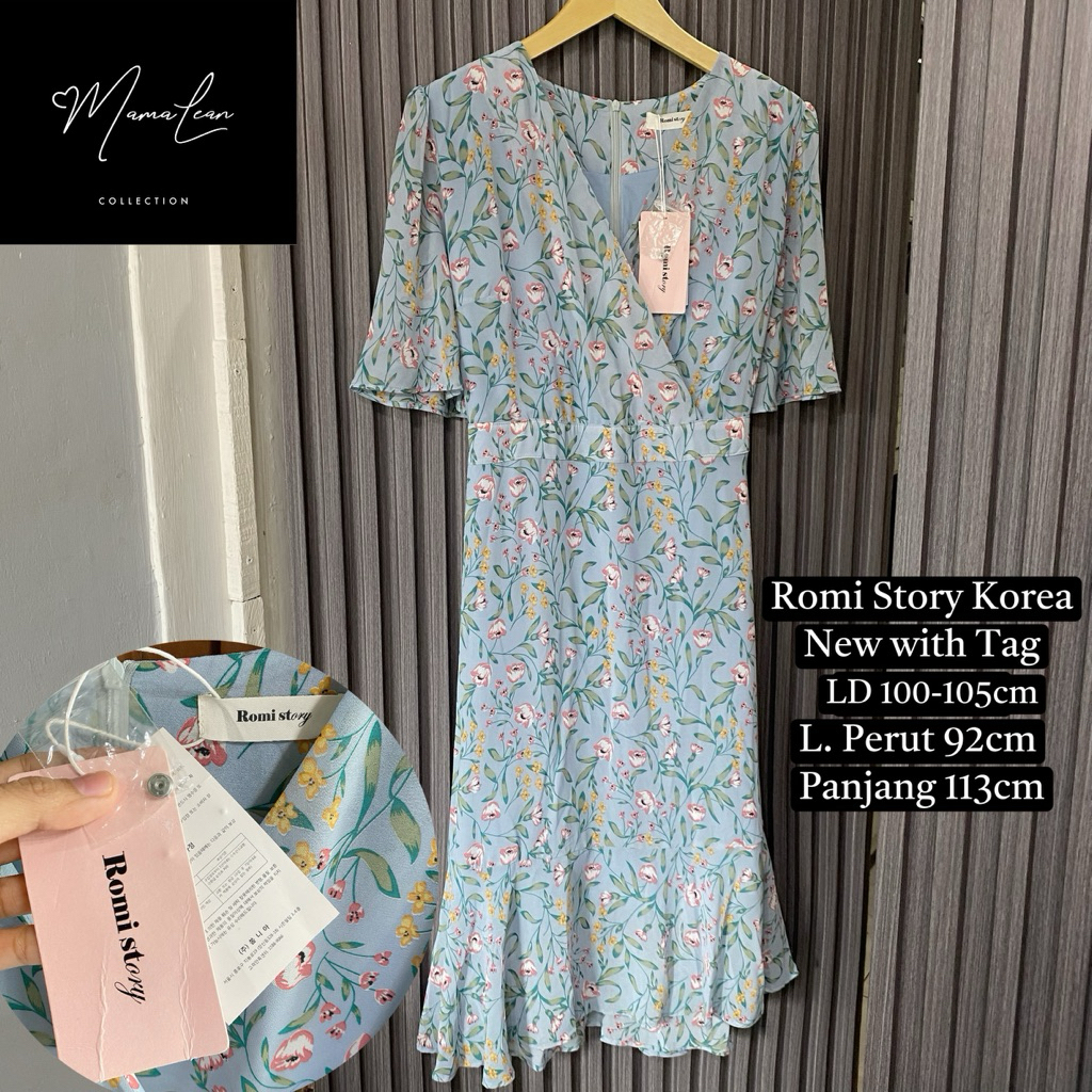 Dress Romi Story Korea (New With Tag)