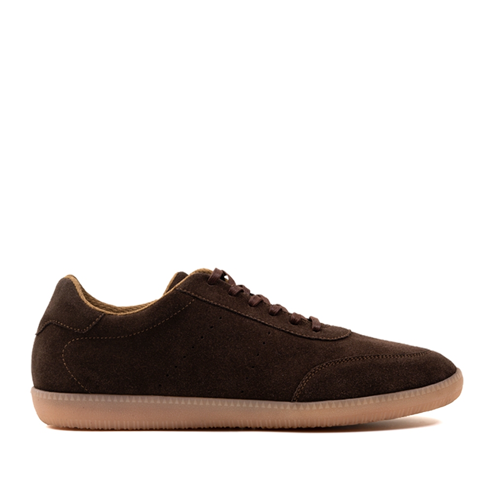 Prabu - Sepatu Kulit Suede Sneakers Pria Fendi Brown