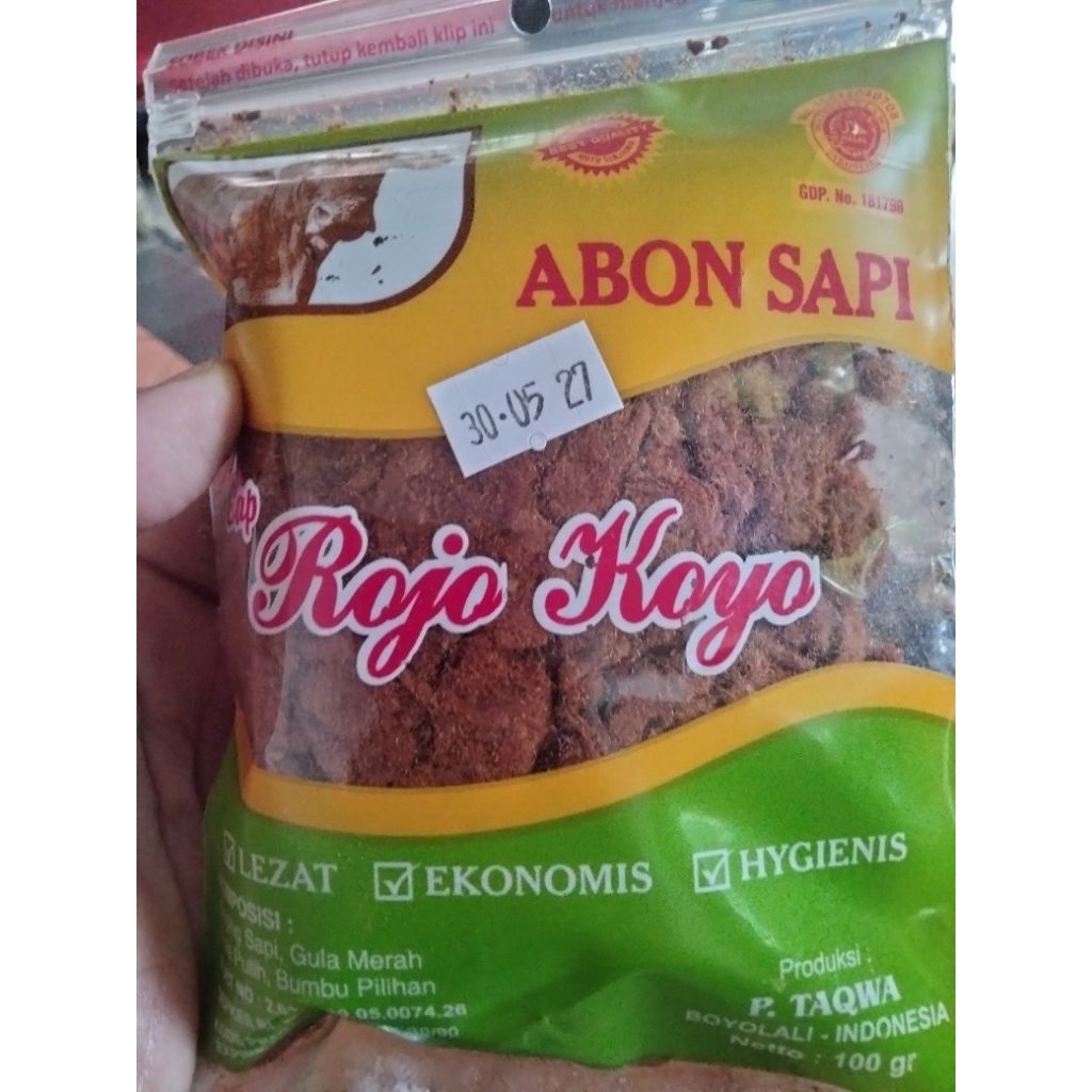 Abon sapi Rojo Koyo